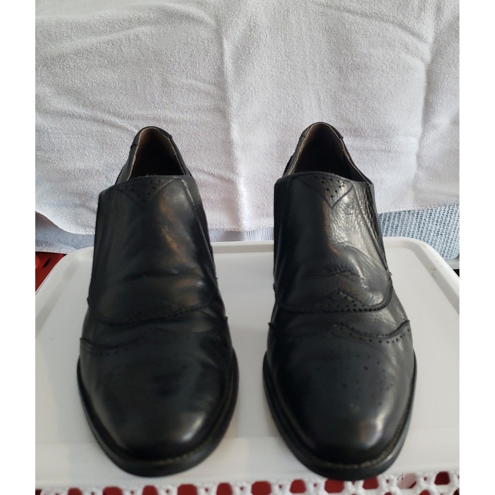Pasito Womans Leather Ankle Boot Size 8‎ Black